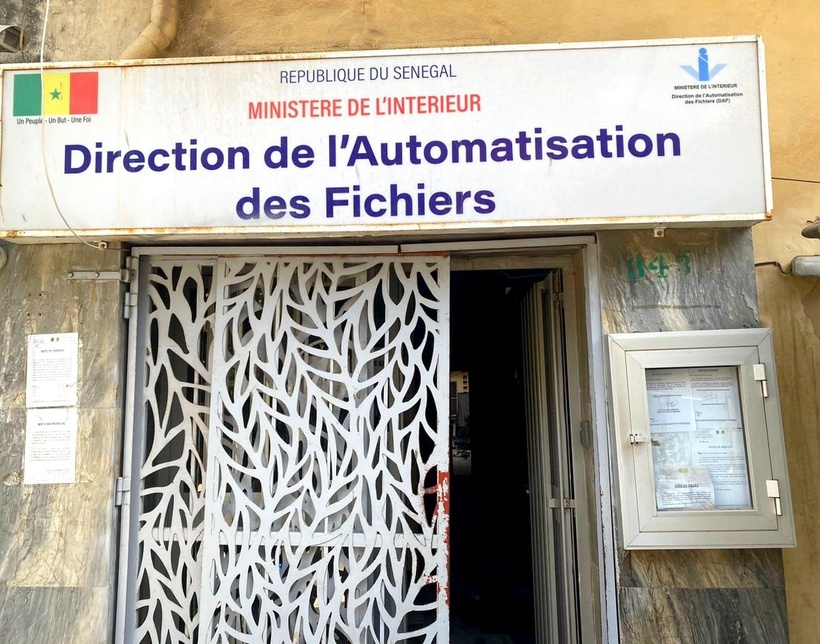 Incident à la DAF : suspension provisoire de la production des cartes d’identité Incident à la DAF : suspension provisoire de la production des cartes d’identité