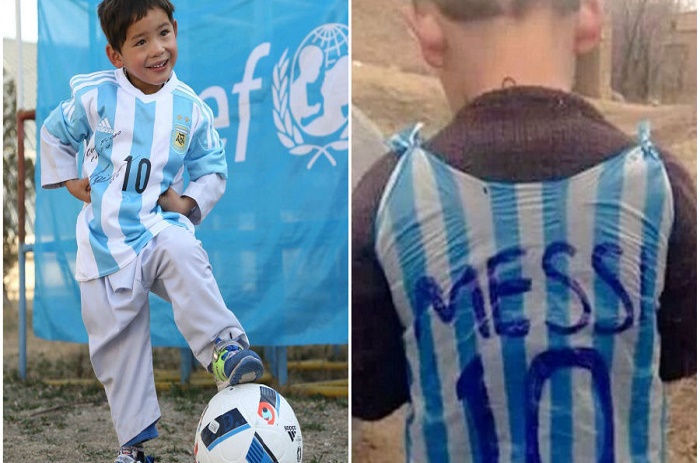 Menacé de kidnapping, le petit fan afghan de Messi s’exile