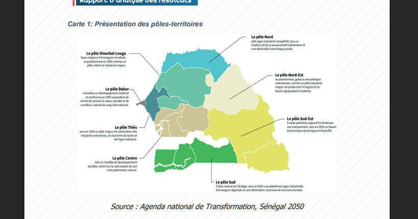 Sénégal : le classement 2023 des régions les plus performantes sur les ODD