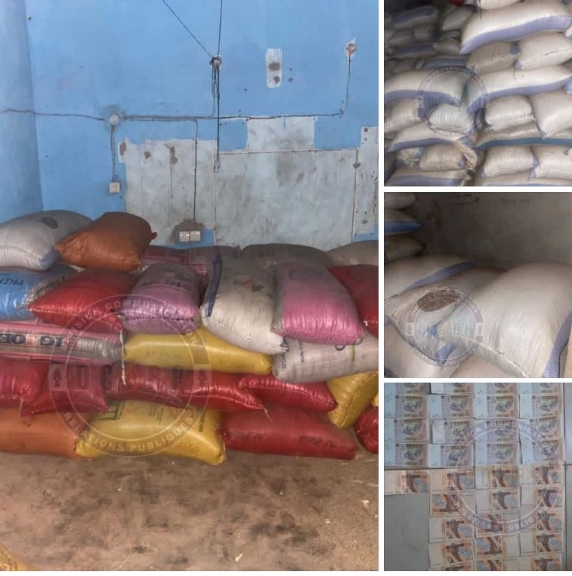 Kolda : quatre individus arrêtés, un réseau de faussaire démantelé, 10 tonnes de sacs d’arachides saisis Kolda : quatre individus arrêtés, un réseau de faussaire démantelé, 10 tonnes de sacs d’arachides saisis