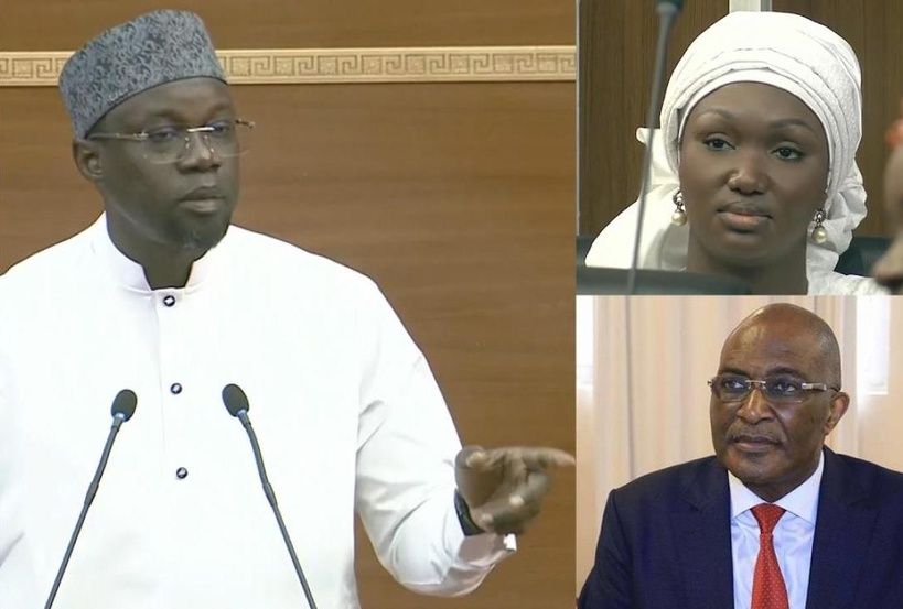 Ousmane Sonko en médiateur entre les députés Alioune Dièye et Anta Babacar Ngom Ousmane Sonko en médiateur entre les députés Alioune Dièye et Anta Babacar Ngom