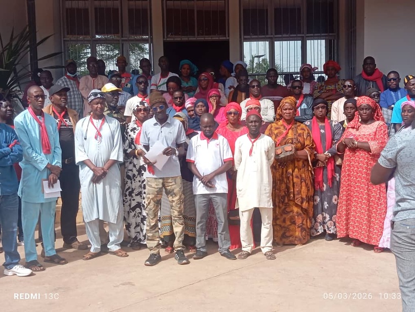 Kolda : des travailleurs des collectivités territoriales en sit-in pour réclamer le paiement de leurs indemnités