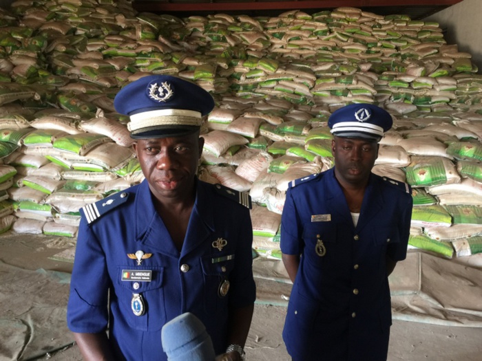 1030,15 tonnes de riz impropre à la consommation saisies par la gendarmerie