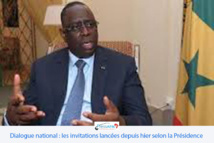 Dialogue national : les invitations lancées depuis hier selon la Présidence Dialogue national : les invitations lancées depuis hier selon la Présidence