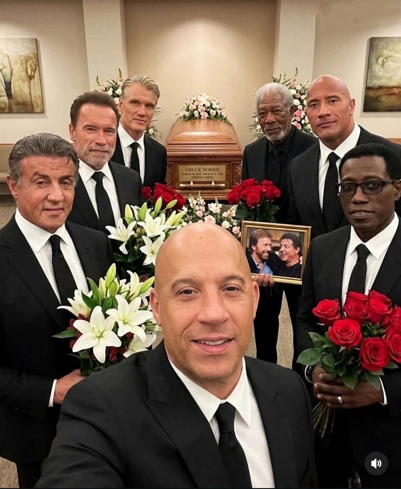 Hollywood rend un ultime hommage à la légende Chuck Norris