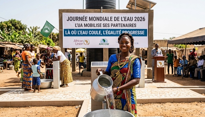 Journée mondiale de l’eau 2026 : La Commission de l'UA lance l’offensive contre le «stress hydrique» Journée mondiale de l’eau 2026 : La Commission de l'UA lance l’offensive contre le «stress hydrique»
