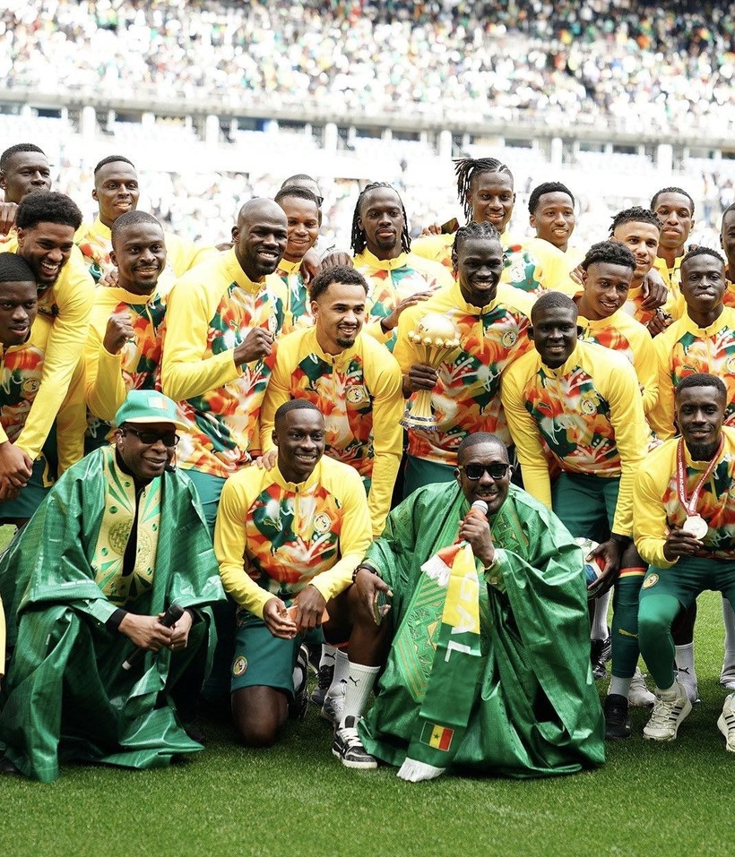 Match amical contre le Pérou : Le Sénégal a présenté son trophée au Stade de France