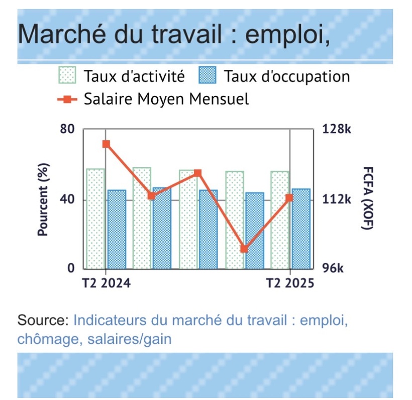 Emplois: 67,5 % d'activité chez les adultes contre seulement 47,9 % chez les jeunes, (ANSD)