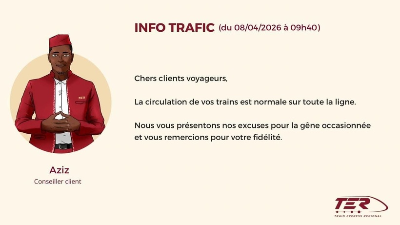 TER : le trafic interrompu suite à un accident mortel