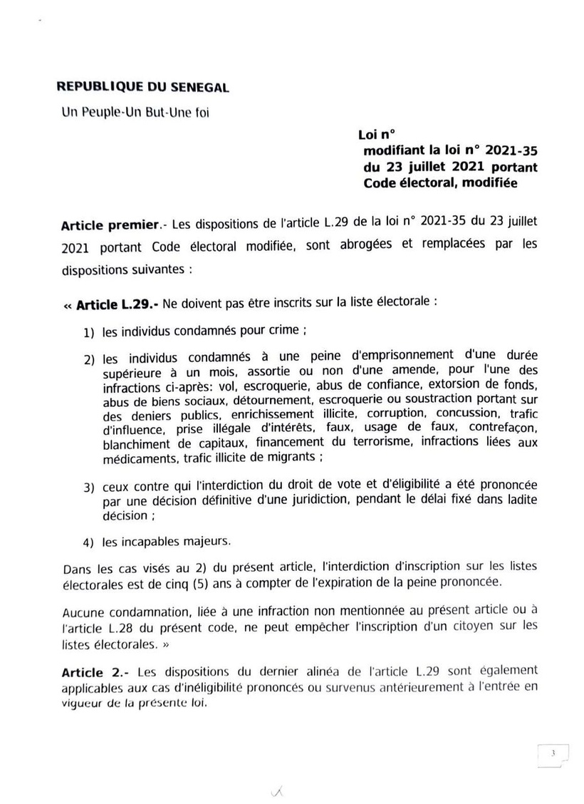 Proposition de loi modifiant le Code électoral : ce qu’il faut savoir