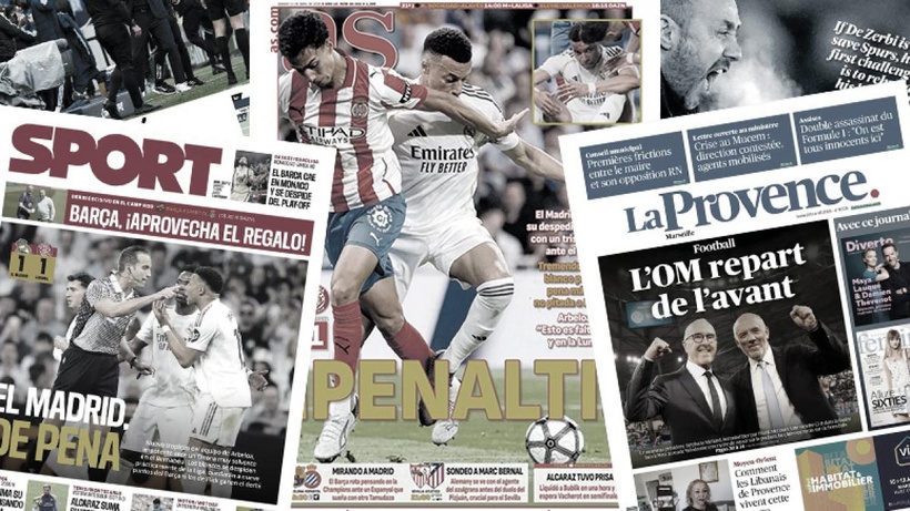 Barcelone se moque du Real Madrid après sa déconvenue, la télévision madrilène fustige l’arbitrage