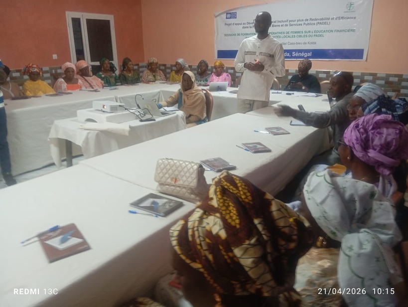 Kolda : une quarantaine de femmes formées à l’éducation financière pour booster leurs activités génératrices de revenus Kolda : une quarantaine de femmes formées à l’éducation financière pour booster leurs activités génératrices de revenus