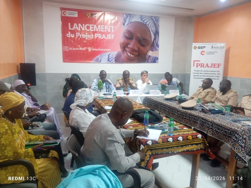 Lancement du PRAJEF à Kolda : un projet de plus de 360 millions FCFA pour l’insertion des jeunes et des femmes. Lancement du PRAJEF à Kolda : un projet de plus de 360 millions FCFA pour l’insertion des jeunes et des femmes.