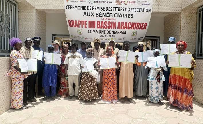 Foncier : 7 563 titres d'affectation remis aux populations de Niakhar