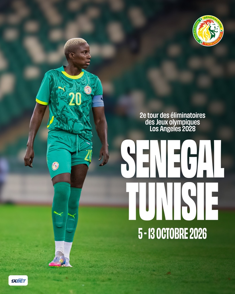 JO de LA28 - Tournoi de qualification olympique de football femmes : le Sénégal affrontera la Tunisie en double confrontation JO de LA28 - Tournoi de qualification olympique de football femmes : le Sénégal affrontera la Tunisie en double confrontation