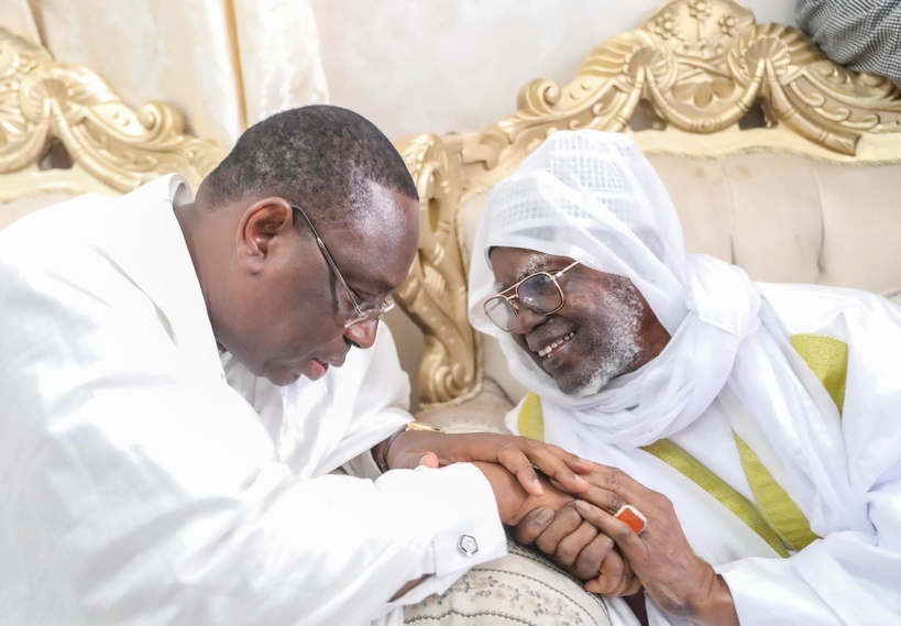 Serigne Mountakha sur la candidature de Macky Sall à l’ONU : « Que Dieu lui accorde ce poste si c’est un bien » Serigne Mountakha sur la candidature de Macky Sall à l’ONU : « Que Dieu lui accorde ce poste si c’est un bien »
