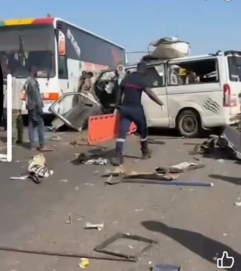 Accident mortel à la sortie du péage de Keur Balla : un décès et plusieurs blessés enregistrés