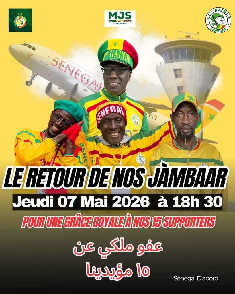 Maroc : Le 12e Gaïndé annonce le retour de trois supporters ce jeudi 7 mai Maroc : Le 12e Gaïndé annonce le retour de trois supporters ce jeudi 7 mai