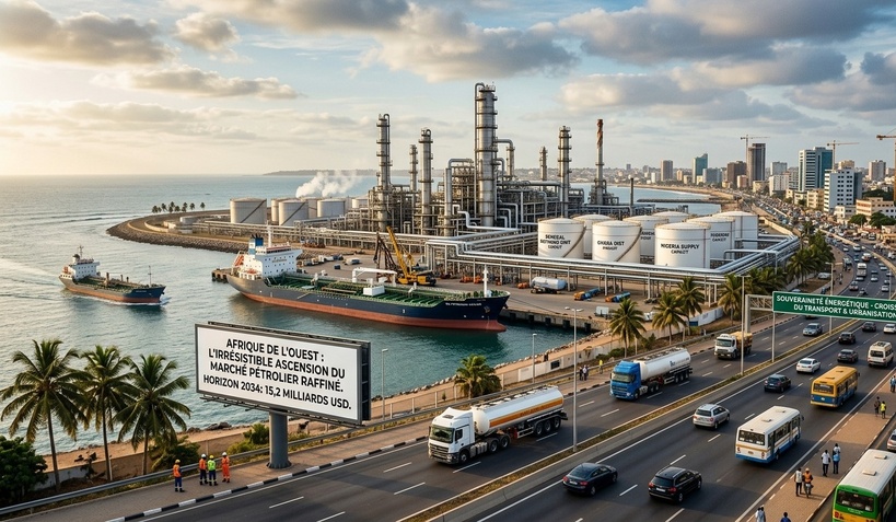 Afrique de l'Ouest : le nouvel eldorado du pétrole raffiné d'ici 2034 Afrique de l'Ouest : le nouvel eldorado du pétrole raffiné d'ici 2034