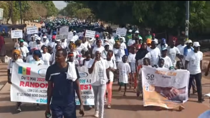 Casamance : une randonnée pédestre à Bignona pour le retour définitif de la paix