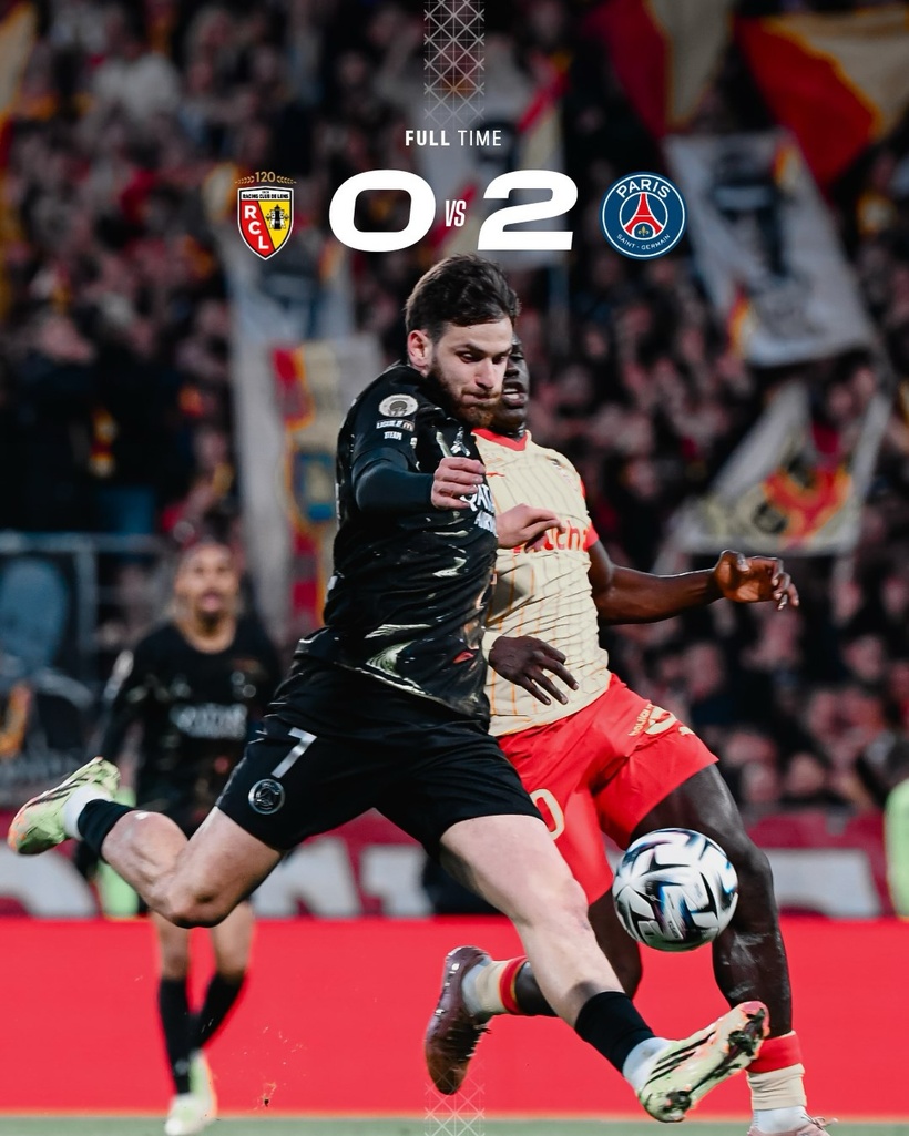 Ligue 1 : Le PSG sacré champion de France pour la 14e fois après sa victoire à Lens Ligue 1 : Le PSG sacré champion de France pour la 14e fois après sa victoire à Lens