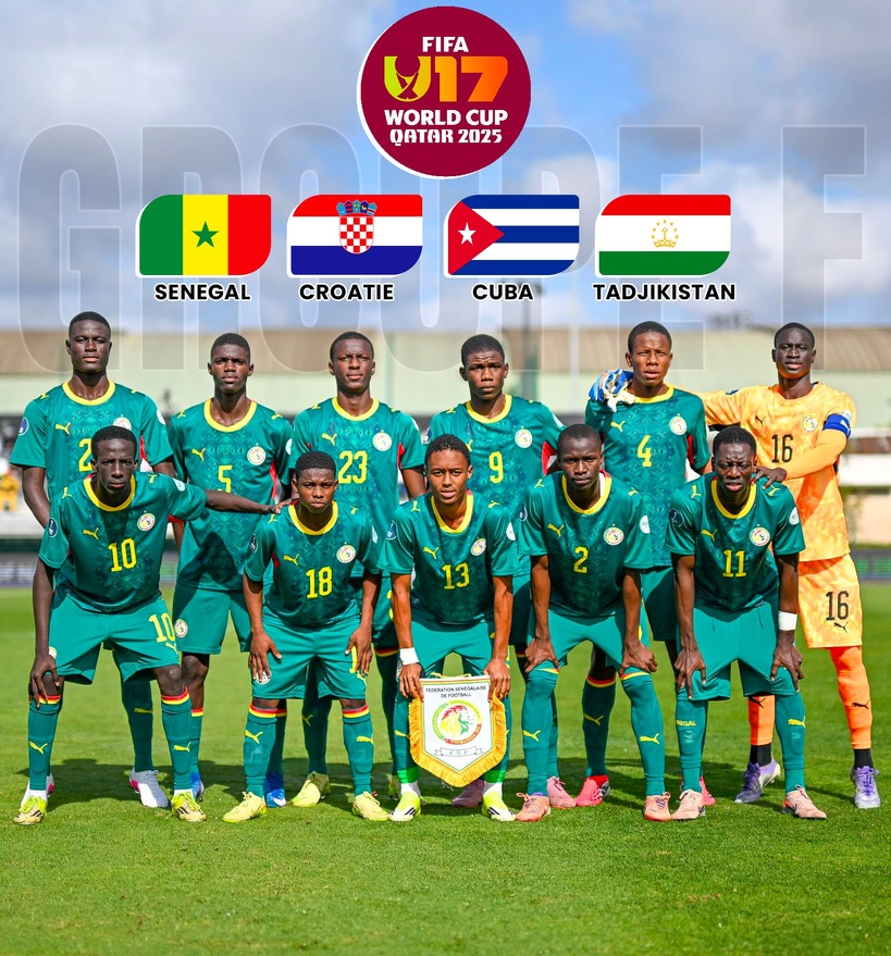 Coupe du monde U17 : le Sénégal connaît ses adversaires pour Qatar 2026 Coupe du monde U17 : le Sénégal connaît ses adversaires pour Qatar 2026