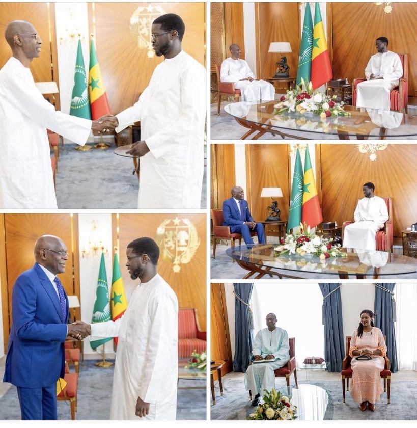 Dialogue national : Le président Bassirou Diomaye Faye consulte les anciens ministres des Finances Amadou Kane et Abdoulaye Daouda Diallo