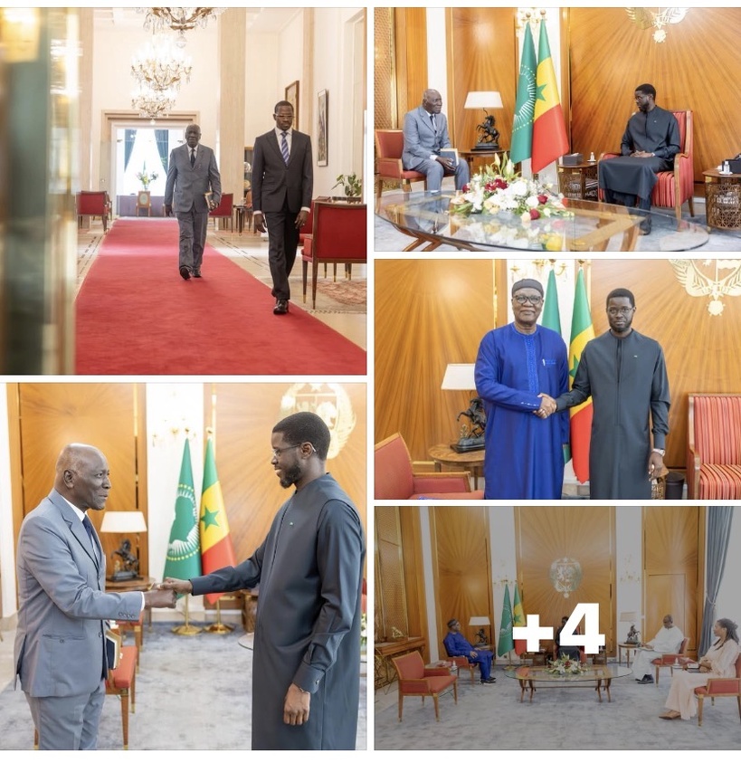 Palais : le président Bassirou Diomaye Faye consulte trois anciens ministres de l'Intérieur sur la sécurité et le processus électoral Palais : le président Bassirou Diomaye Faye consulte trois anciens ministres de l'Intérieur sur la sécurité et le processus électoral
