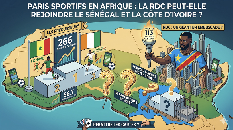 Paris sportifs en Afrique : la RDC peut-elle rejoindre le Sénégal et la Côte d’Ivoire parmi les leaders du secteur ?