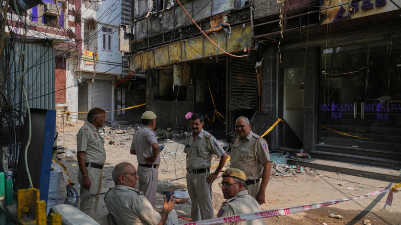 Dix-huit ressortissants africains venus se faire soigner en Inde meurent dans un l'incendie d'un hôtel
