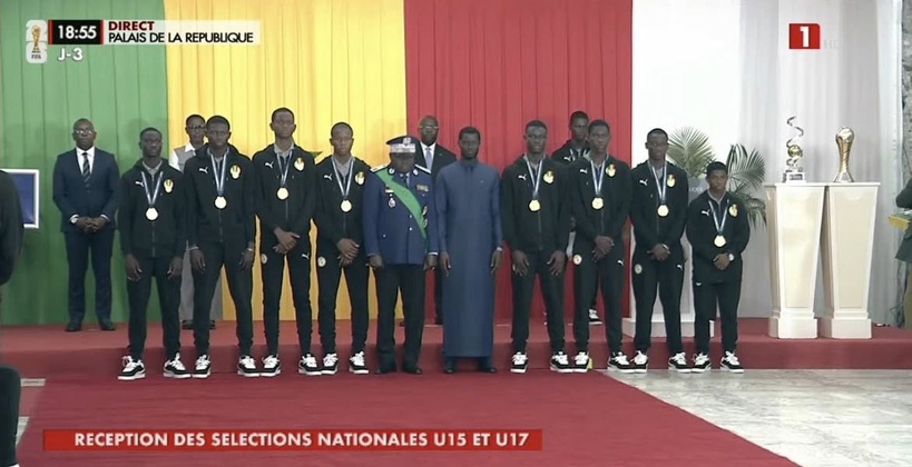 Exploits des U17 et U15  : le Président Diomaye dé