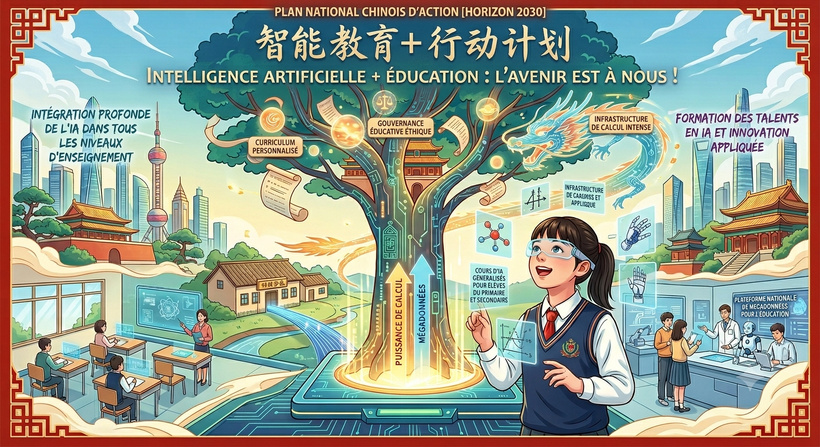 Intelligence artificielle + Éducation : Le Grand bond de Pékin pour réinventer l'enseignement Intelligence artificielle + Éducation : Le Grand bond de Pékin pour réinventer l'enseignement