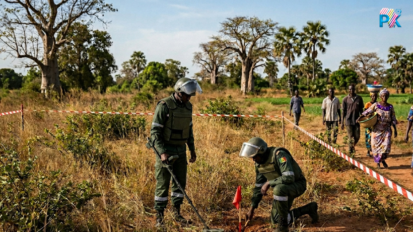 Plus de 2 millions de m² sécurisés : Le bilan encourageant du déminage en Casamance Plus de 2 millions de m² sécurisés : Le bilan encourageant du déminage en Casamance