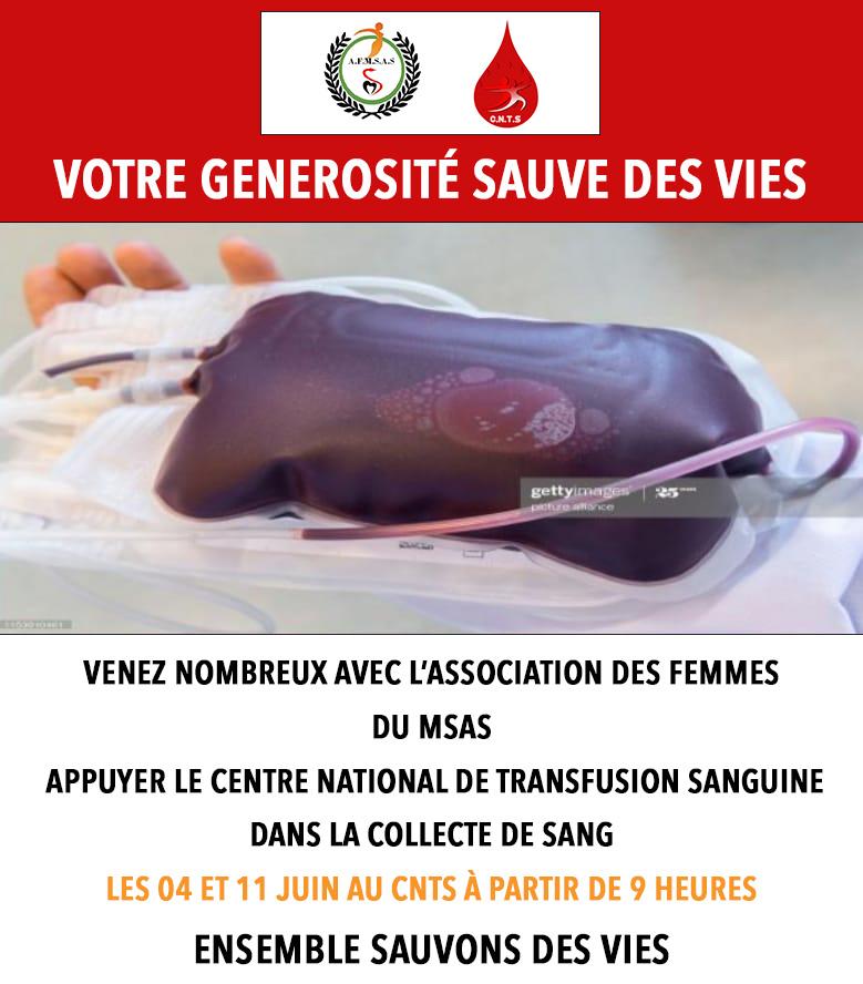 Journée mondiale du donneur de sang : Le ministère de la Santé et le CNTS sonnent la mobilisation générale