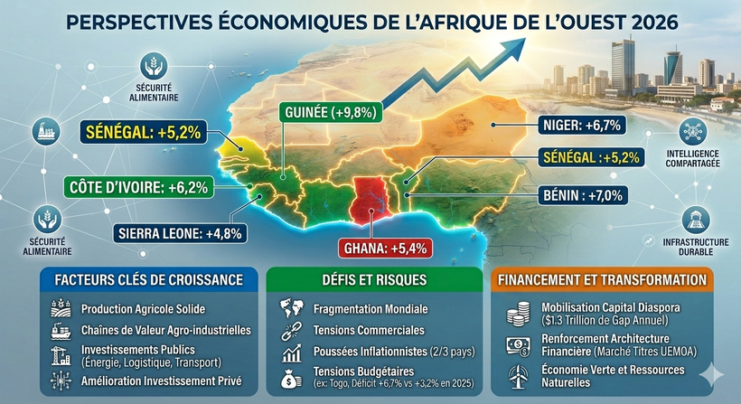 ​Croissance en Afrique de l’Ouest : une résilience à l’épreuve des turbulences mondiales