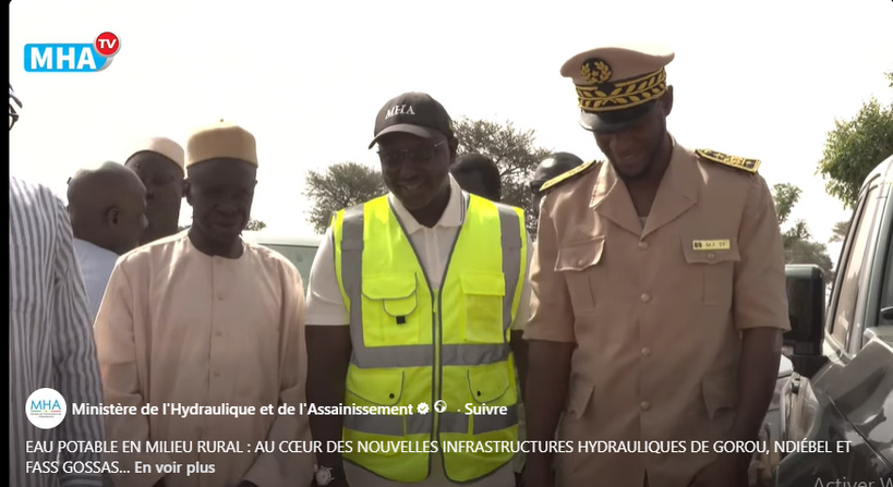 Hydraulique rurale : le ministre Cheikh Tidiane Dièye inaugure de nouvelles infrastructures à Gorou, Ndiébel et Fass Gossas Hydraulique rurale : le ministre Cheikh Tidiane Dièye inaugure de nouvelles infrastructures à Gorou, Ndiébel et Fass Gossas