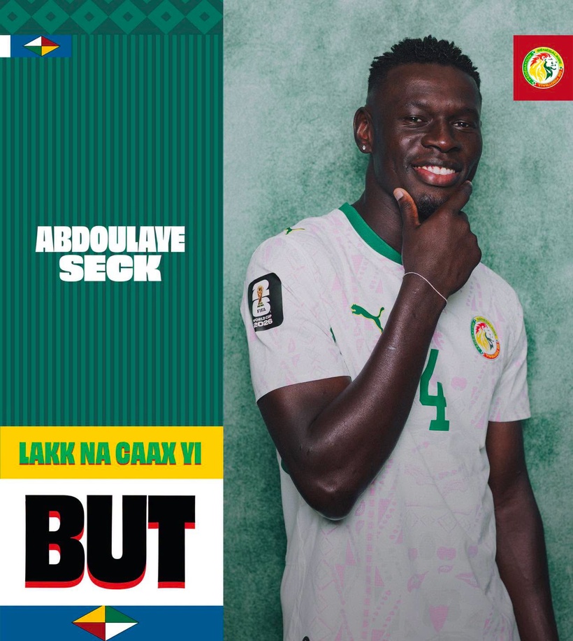 Mondial 2026 : Abdoulaye Seck ouvre le score pour le Sénégal dès la 4e minute face à l’Irak Mondial 2026 : Abdoulaye Seck ouvre le score pour le Sénégal dès la 4e minute face à l’Irak