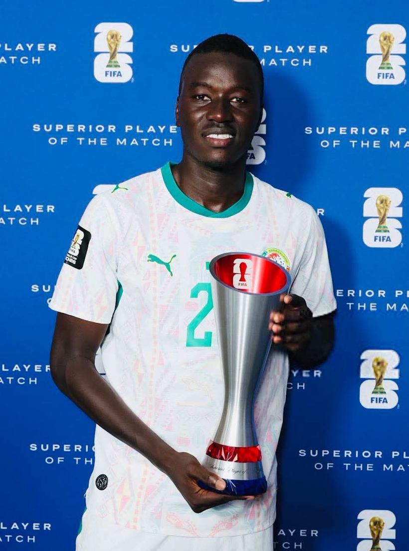 Mondial 2026 : Pape Gueye sacré « Homme du match » après la victoire du Sénégal face à l'Irak Mondial 2026 : Pape Gueye sacré « Homme du match » après la victoire du Sénégal face à l'Irak