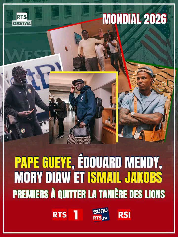 Mondial 2026 : le Sénégal éliminé, départs de quelques joueurs et tensions dans la tanière
