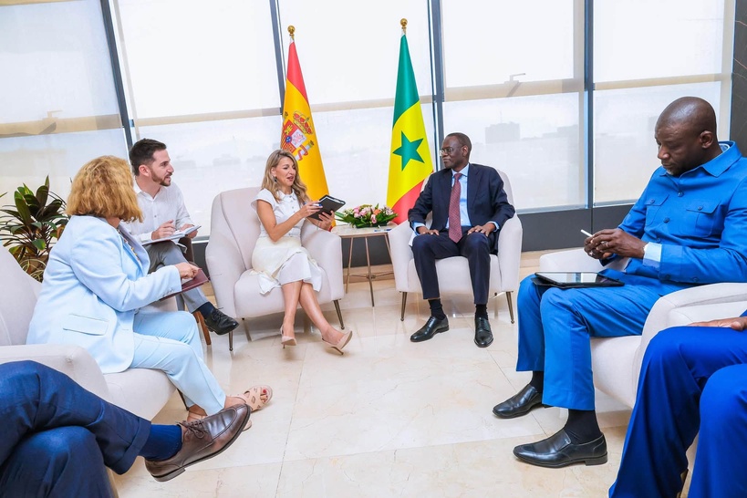 Dakar : Coopération et migration circulaire au cœur des échanges entre Ahmadou Al Aminou Lô et Yolanda Diaz