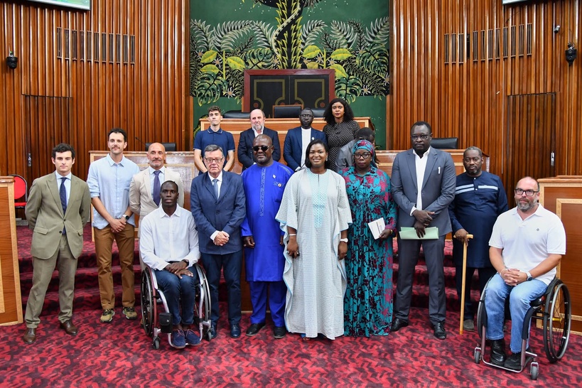 Inclusion des personnes vivants avec un handicap : Marie Rose Faye a reçu une délégation espagnole ce mercredi Inclusion des personnes vivants avec un handicap : Marie Rose Faye a reçu une délégation espagnole ce mercredi