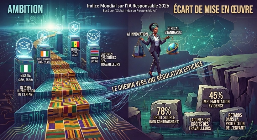 ​Indice mondial sur l'IA responsable : Le trio Nigeria-Côte d'Ivoire-Sénégal domine le classement 2026 