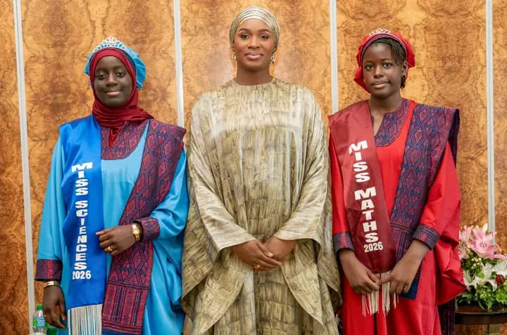 Dakar: Marie Khone Faye reçoit les lauréates nationales de Miss Maths et Miss Sciences 2026