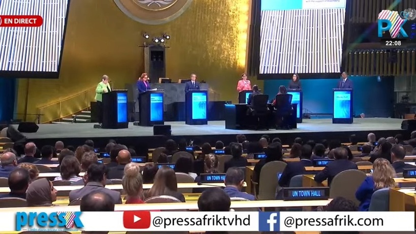 Macky Sall : « si l'ONU était un instrument, je crois que je suis capable de jouer une musique magnifique au nom des États membres » Macky Sall : « si l'ONU était un instrument, je crois que je suis capable de jouer une musique magnifique au nom des États membres »