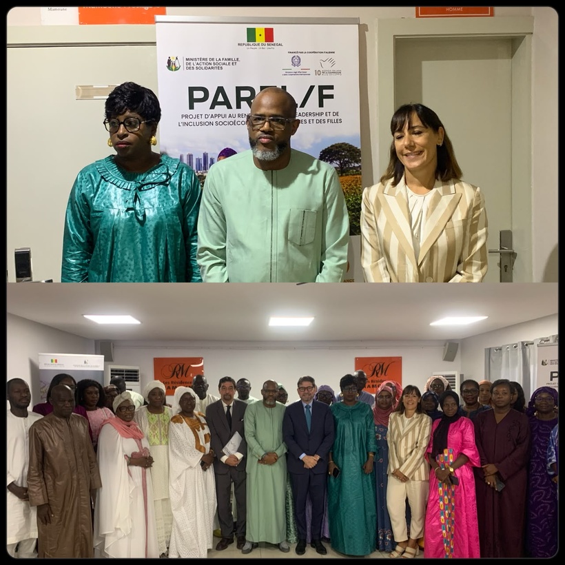 Projet ​PAREL/F : le Sénégal et l'Italie lancent un programme de trois ans de 3,2 milliards FCFA pour les femmes et les filles