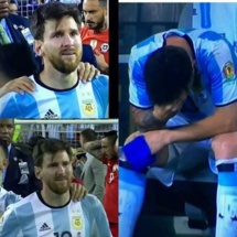 PHOTOS : les larmes de Messi