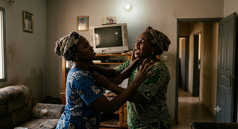 Mbour: pour une histoire de téléviseur, la «niarel» mord violemment la «awo» et lui sectionne la mâchoire