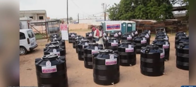 ​Touba : des réservoirs d’eau offerts  à des ménages vulnérables avant le Grand Magal