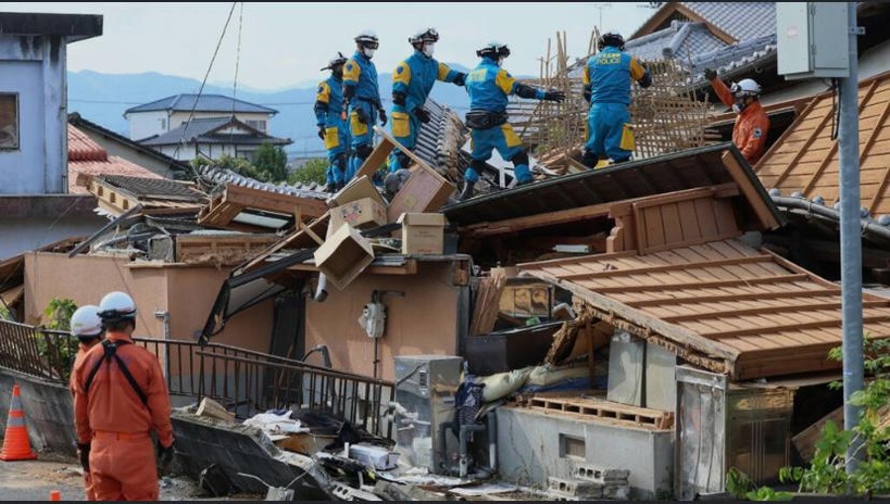 Séisme au Japon : le bilan s’alourdit à 35 morts, les recherches se poursuivent sous une chaleur extrême