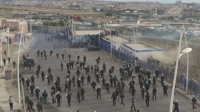 Nouveaux affrontements à la frontière Maroc-Melilla après des tentatives de passage